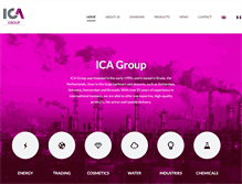 Tablet Screenshot of ica-group.nl